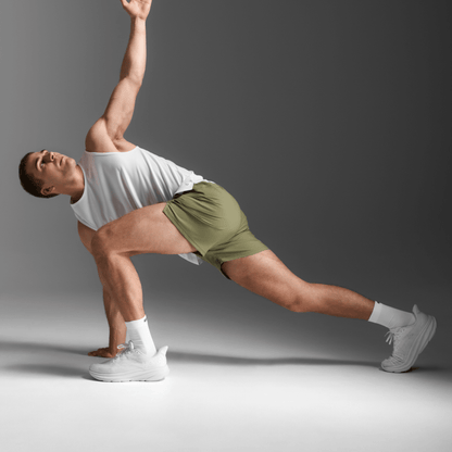 2XU South Africa - Men's Aero 5 Inch Shorts - Hunter/Black Reflective