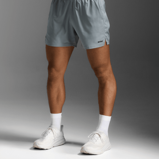 2XU South Africa - Mens Aero 5 Inch Shorts - Weathervane/Black Reflective