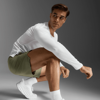 2XU South Africa - Men's Aero 7 Inch Shorts - Hunter/Black Reflective