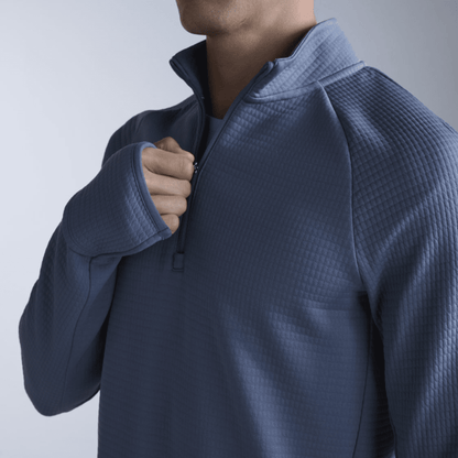 2XU South Africa - Men's Ignition Haptic 1/4 Zip - Indigo / Black Reflective