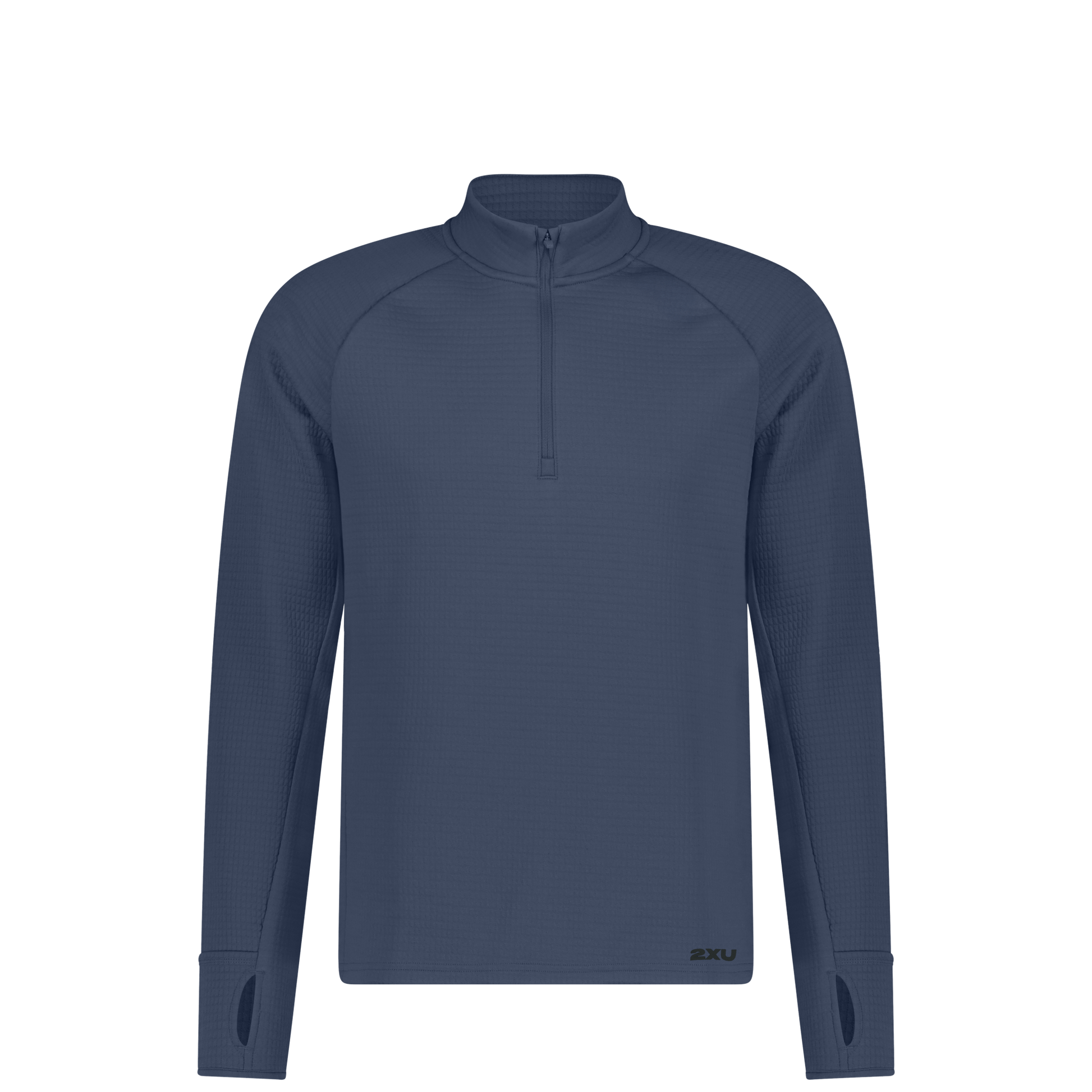 2XU South Africa - Men's Ignition Haptic 1/4 Zip - Indigo / Black Reflective