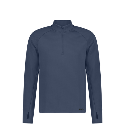 2XU South Africa - Men's Ignition Haptic 1/4 Zip - Indigo / Black Reflective