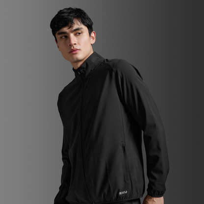 2XU South Africa - Men's Aero Jacket - Black/Silver Reflective