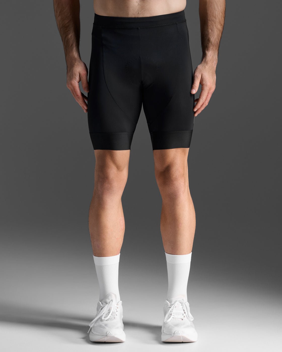 2XU South Africa - Men's Aero 9 Inch Tri Short - Black/White
