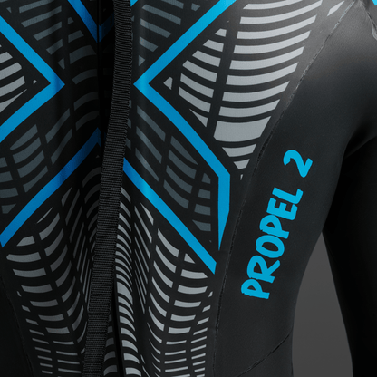 2XU South Africa - Men's Propel:2 Wetsuit - Black/Aloha