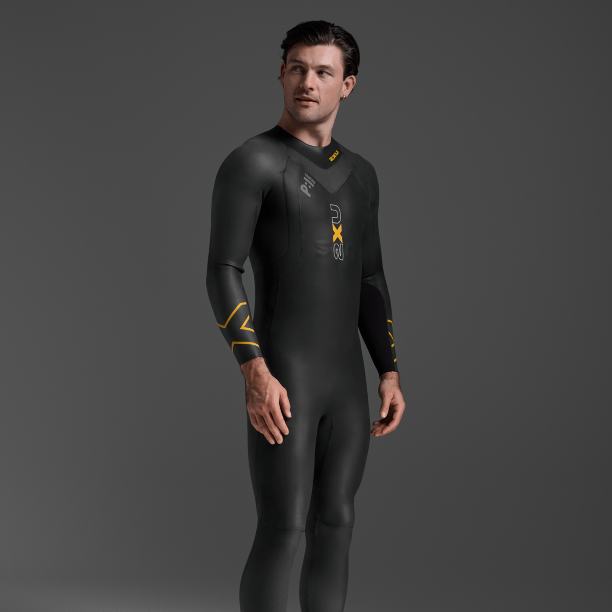 2XU South Africa - Men's Propel:1 Wetsuit - Black/Black Ambition