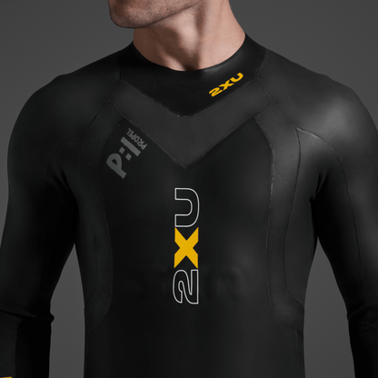 2XU South Africa - Men's Propel:1 Wetsuit - Black/Black Ambition