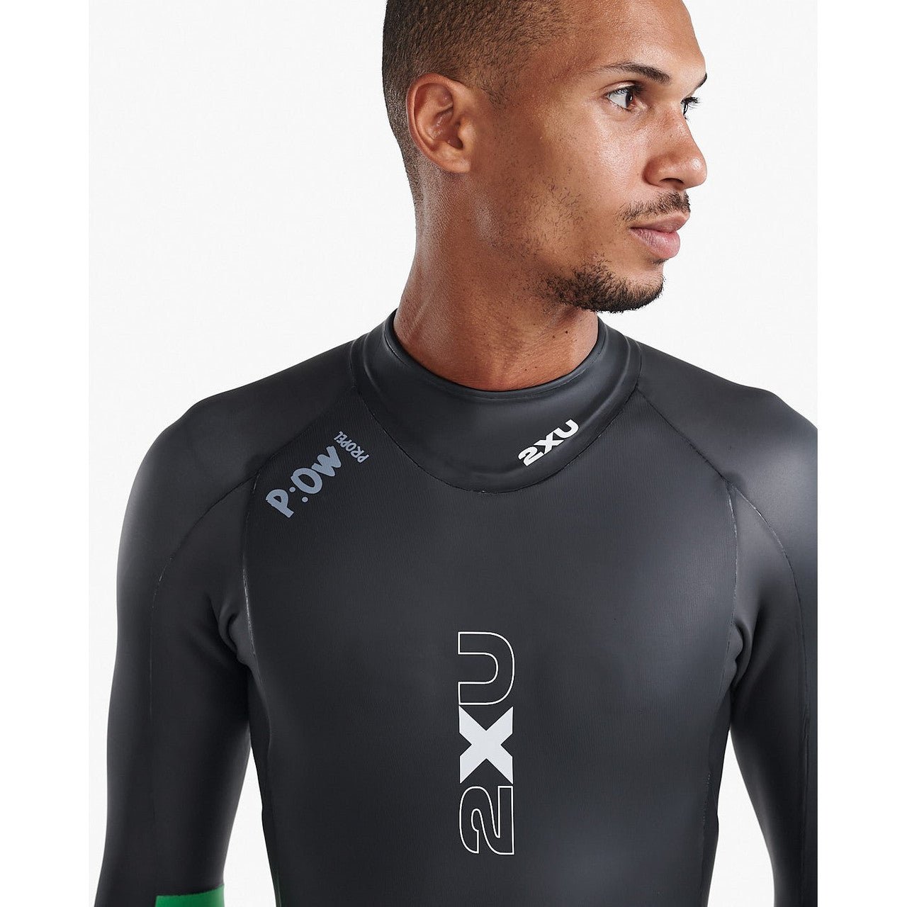 2XU South Africa - Men's Propel Open Water Wetsuit - Black/Bright Green