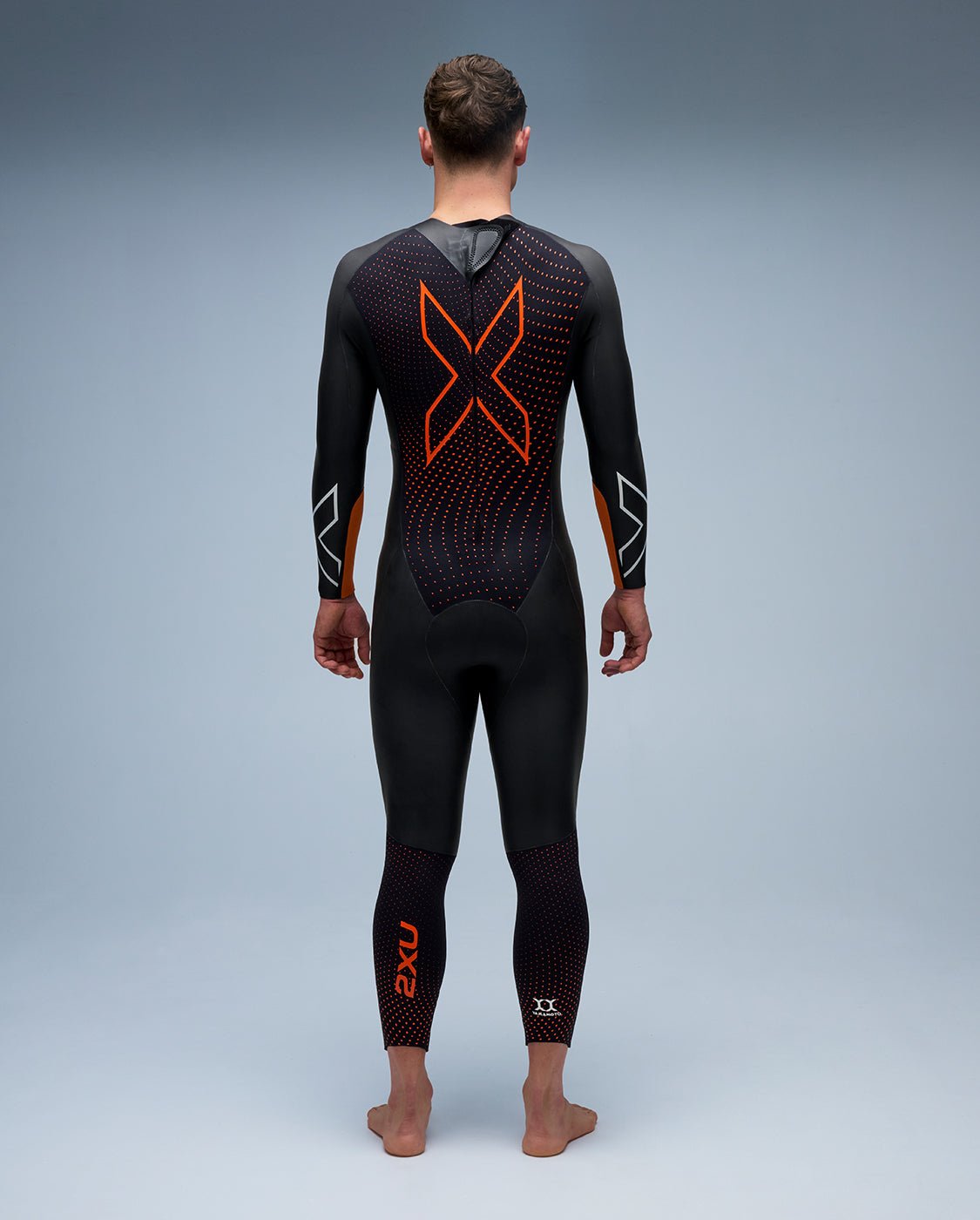 2XU South Africa - Men's Propel:1 Wetsuit - Black/Solar Orange