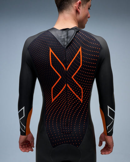 2XU South Africa - Men's Propel:1 Wetsuit - Black/Solar Orange