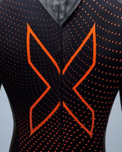2XU South Africa - Men's Propel:1 Wetsuit - Black/Solar Orange