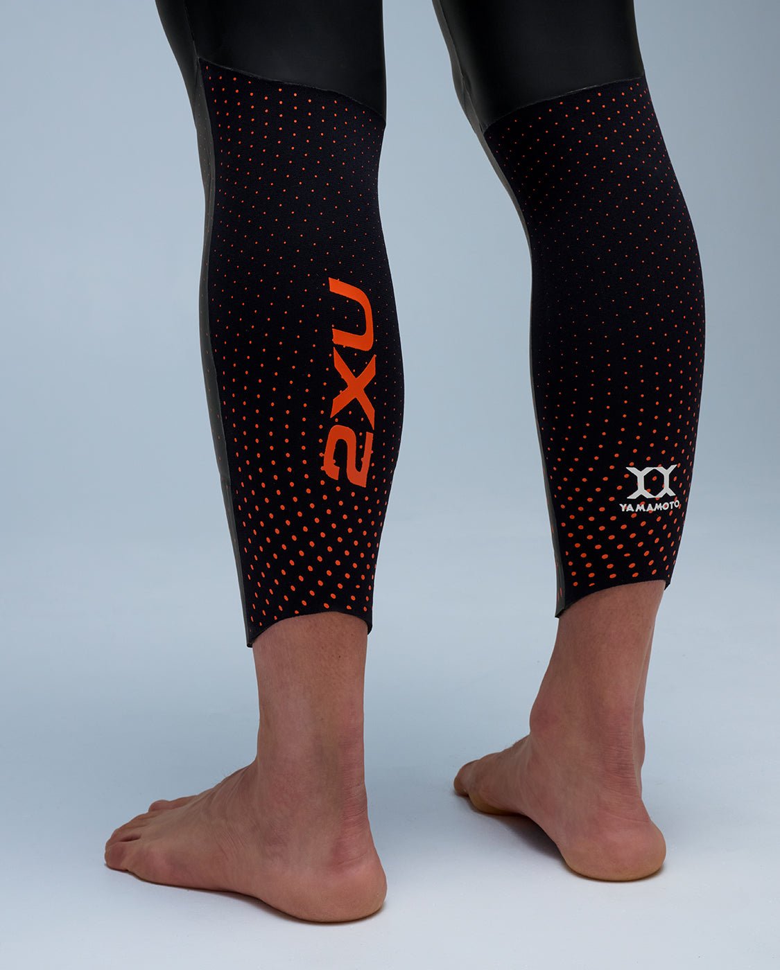 2XU South Africa - Men's Propel:1 Wetsuit - Black/Solar Orange