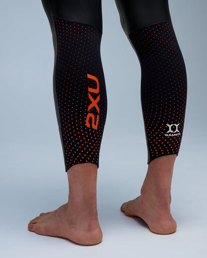 2XU South Africa - Men's Propel:1 Wetsuit - Black/Solar Orange