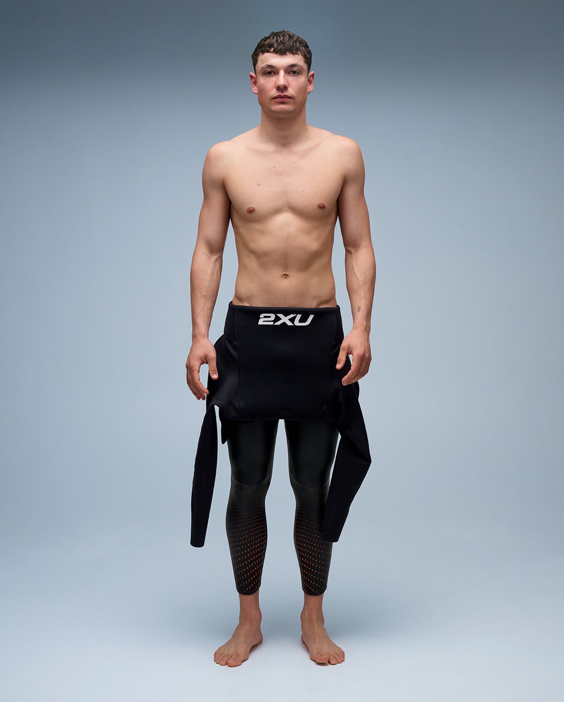 2XU South Africa - Men's Propel:1 Wetsuit - Black/Solar Orange