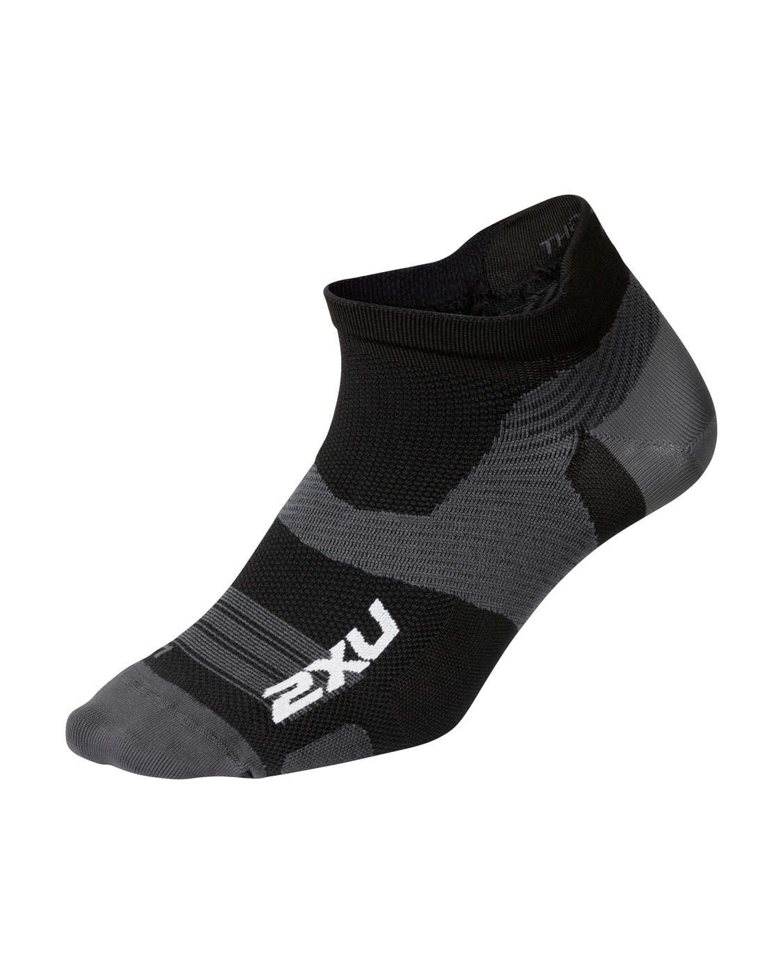 2XU South Africa - Vectr Ultralight No Show Socks - Black/Titanium