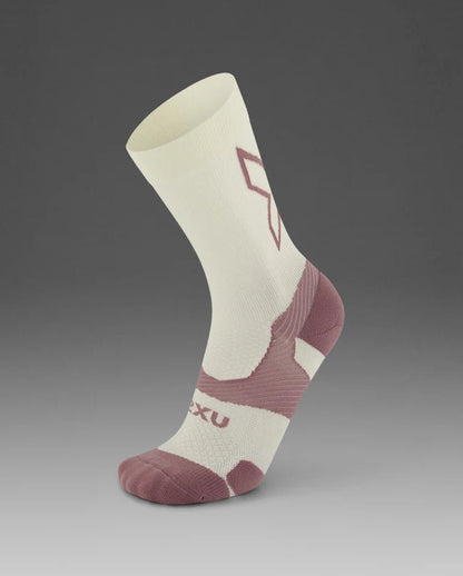 2XU South Africa - Unisex Vectr Light Cushion Crew Socks - Harbor Mist/Dusted Grape