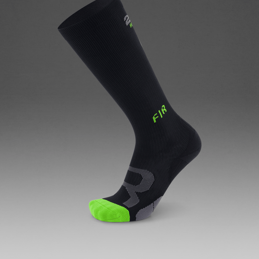 2XU South Africa - Recovery Compression Socks with FIR - Black/Grey