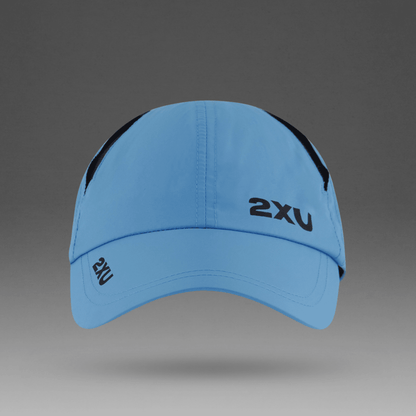 2XU South Africa - Run Cap - Azure Blue/Black