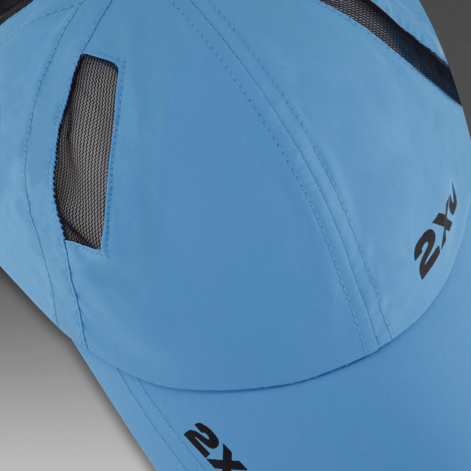 2XU South Africa - Run Cap - Azure Blue/Black