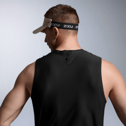 2XU South Africa - Performance Visor - Pebble/Black