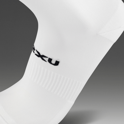2XU South Africa - Crew Socks 3 Pack - WHT/BLK