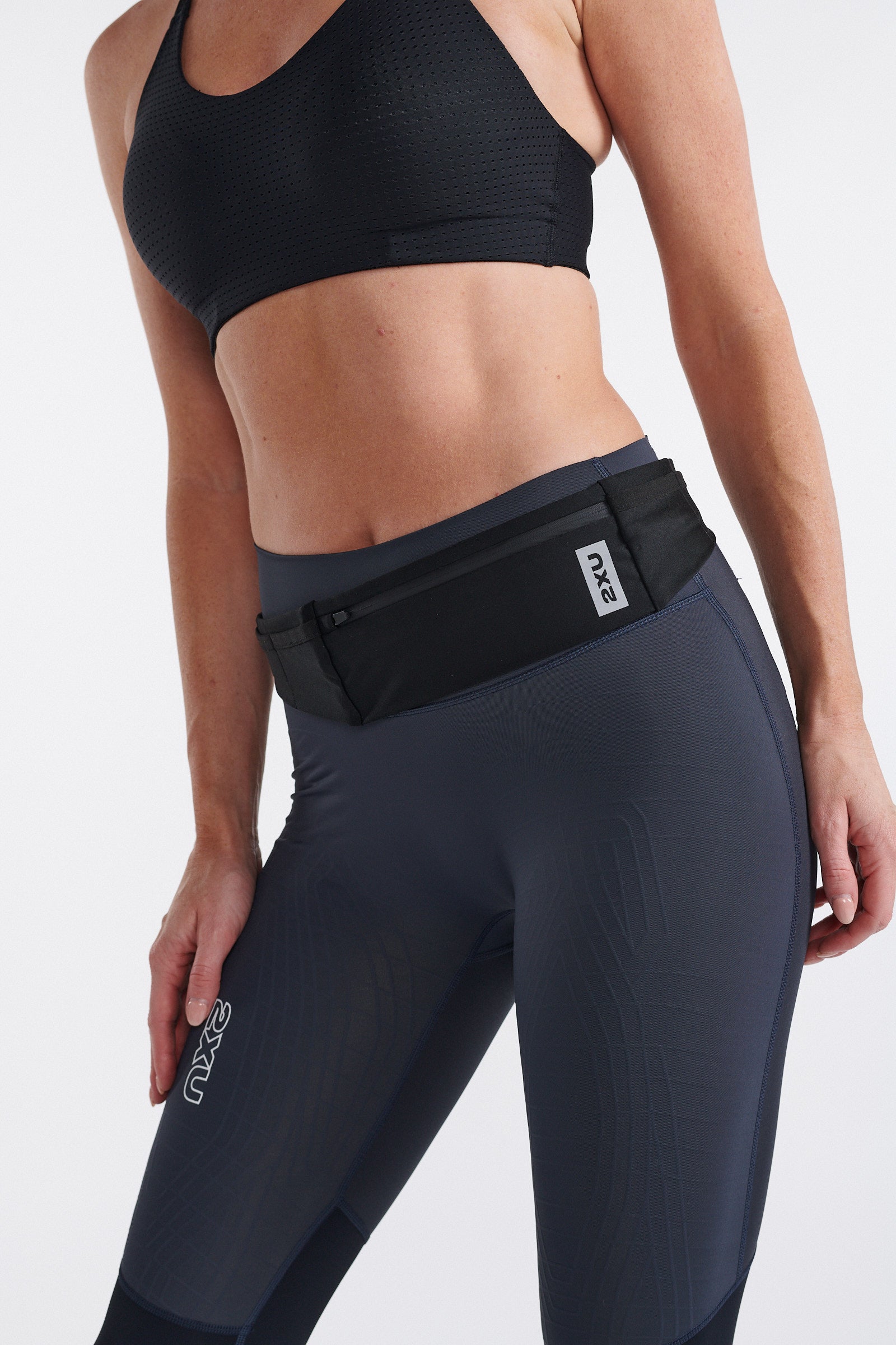 2XU South Africa - Run Belt - Black/Black