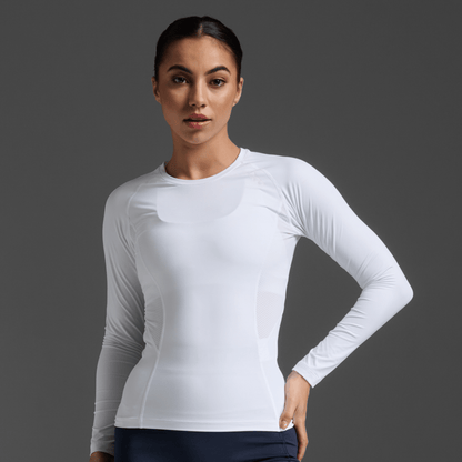 2XU South Africa - Women's Core Compression Long Sleeve - White/White