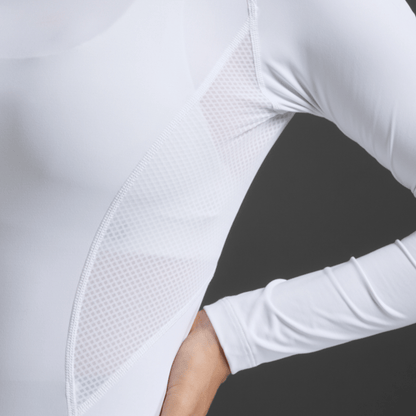 2XU South Africa - Women's Core Compression Long Sleeve - White/White