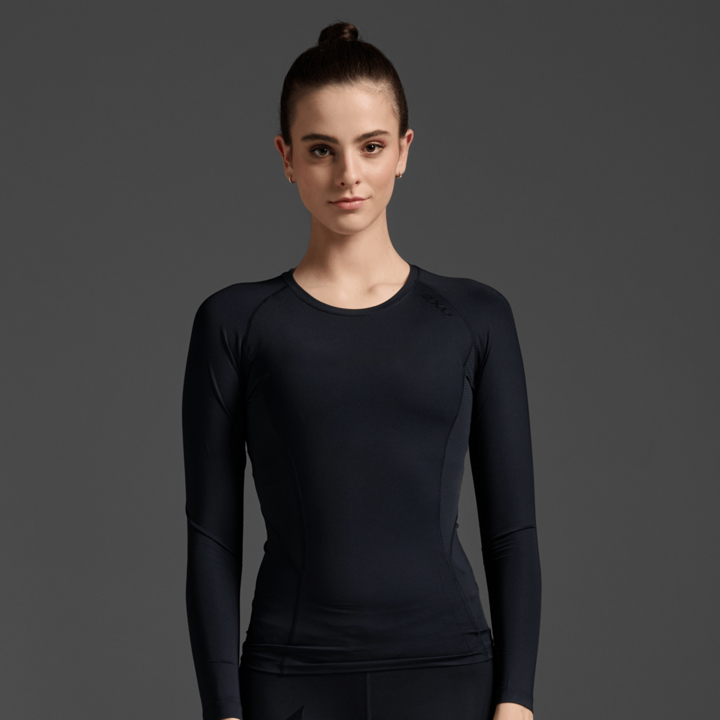 2XU South Africa - Women's Core Compression Long Sleeve - Black/Black
