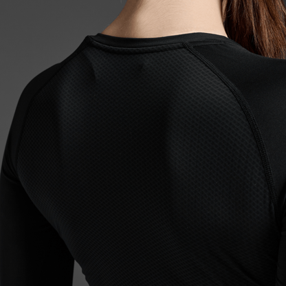 2XU South Africa - Women's Core Compression Long Sleeve - Black/Black