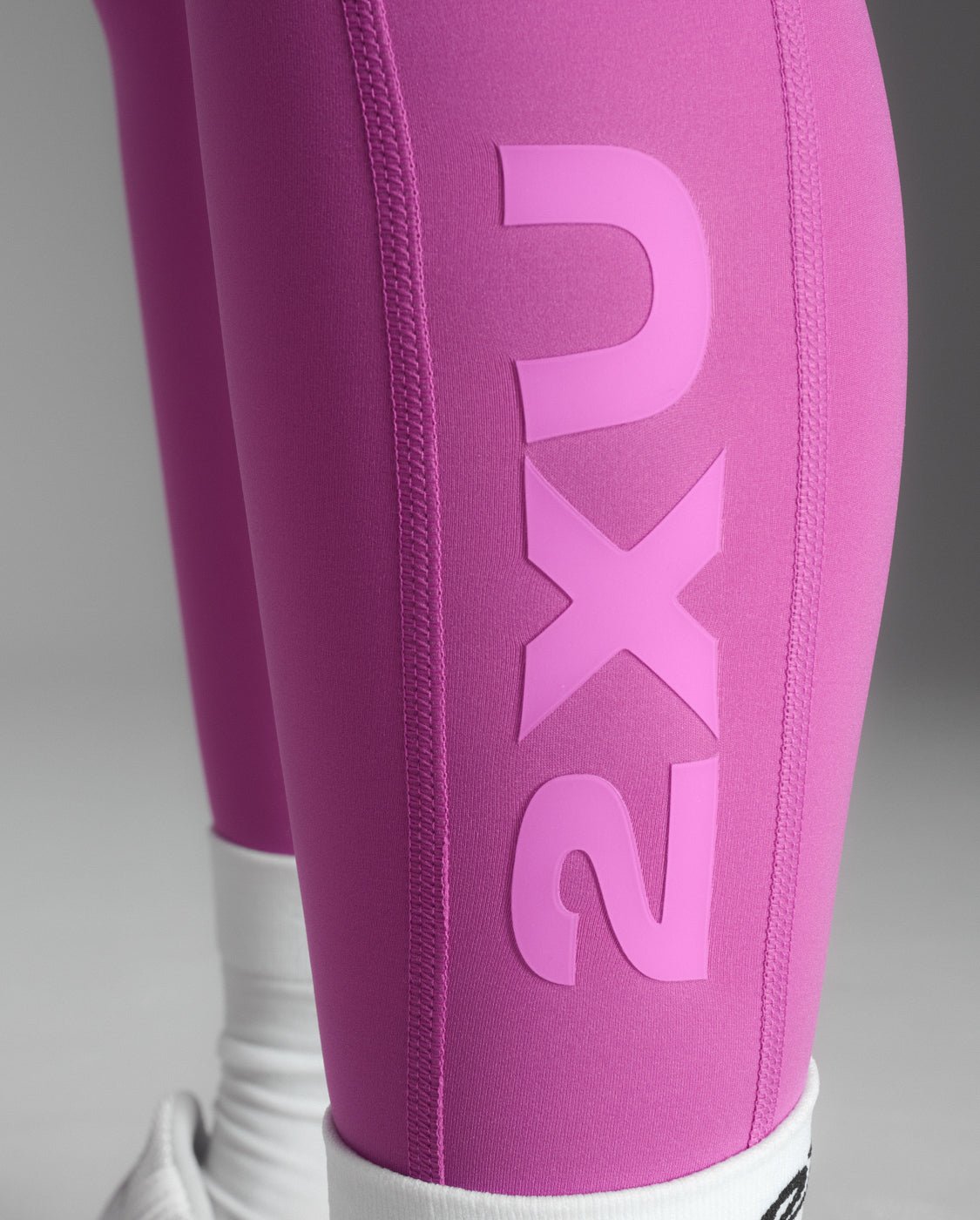 2XU South Africa - Women's Form Stash Hi - Rise Compression Tights - Hyper Violet/Hyper Violet