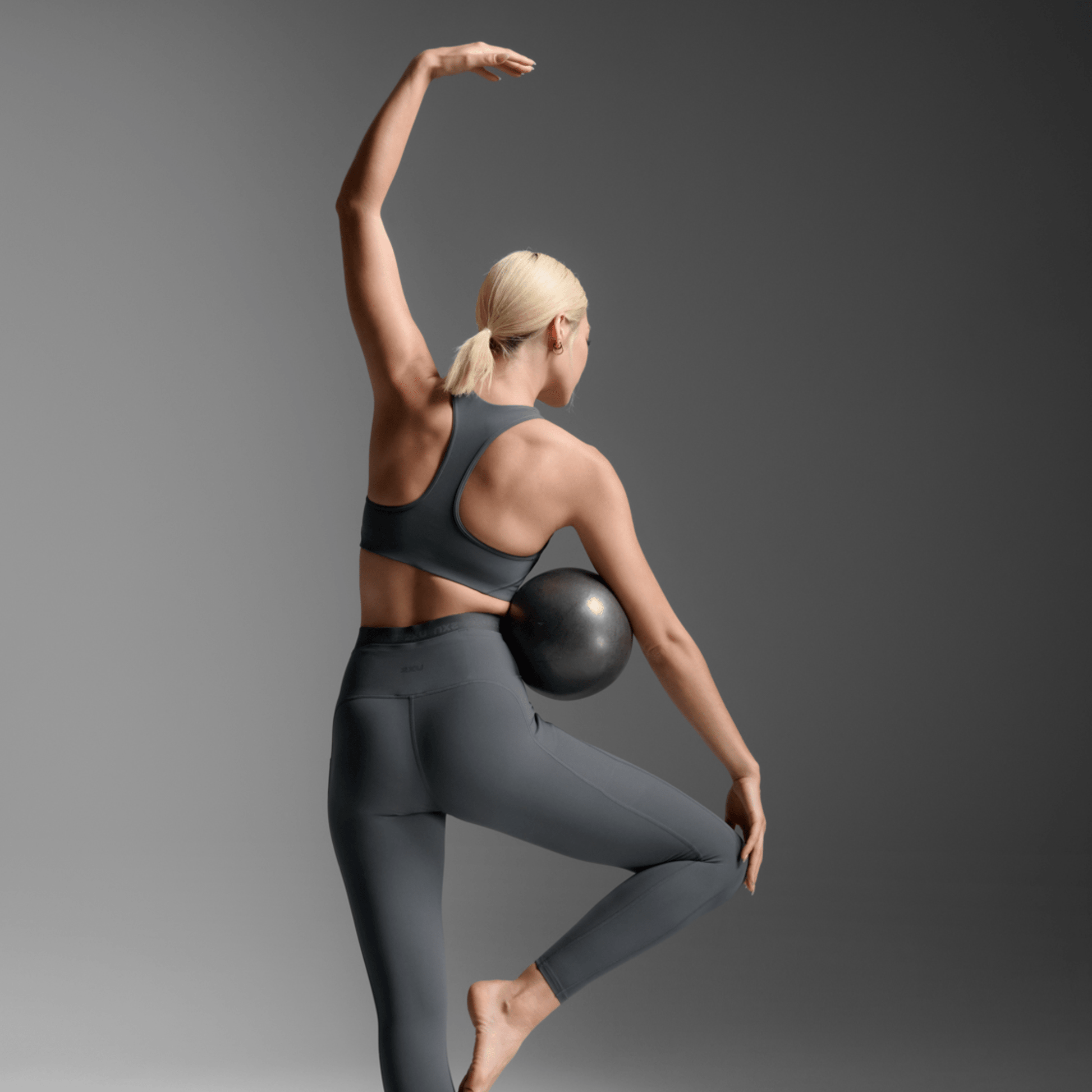 2XU South Africa - Women's Form Stash Hi - Rise Compression Tights - India Ink/India Ink1