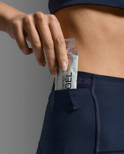 2XU South Africa - Women's Form Stash Hi - Rise Compression Tights - MIDNIGHT/MIDNIGHT