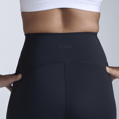2XU South Africa - Women's Flex Hi - Rise Compression Tight - Black/Black