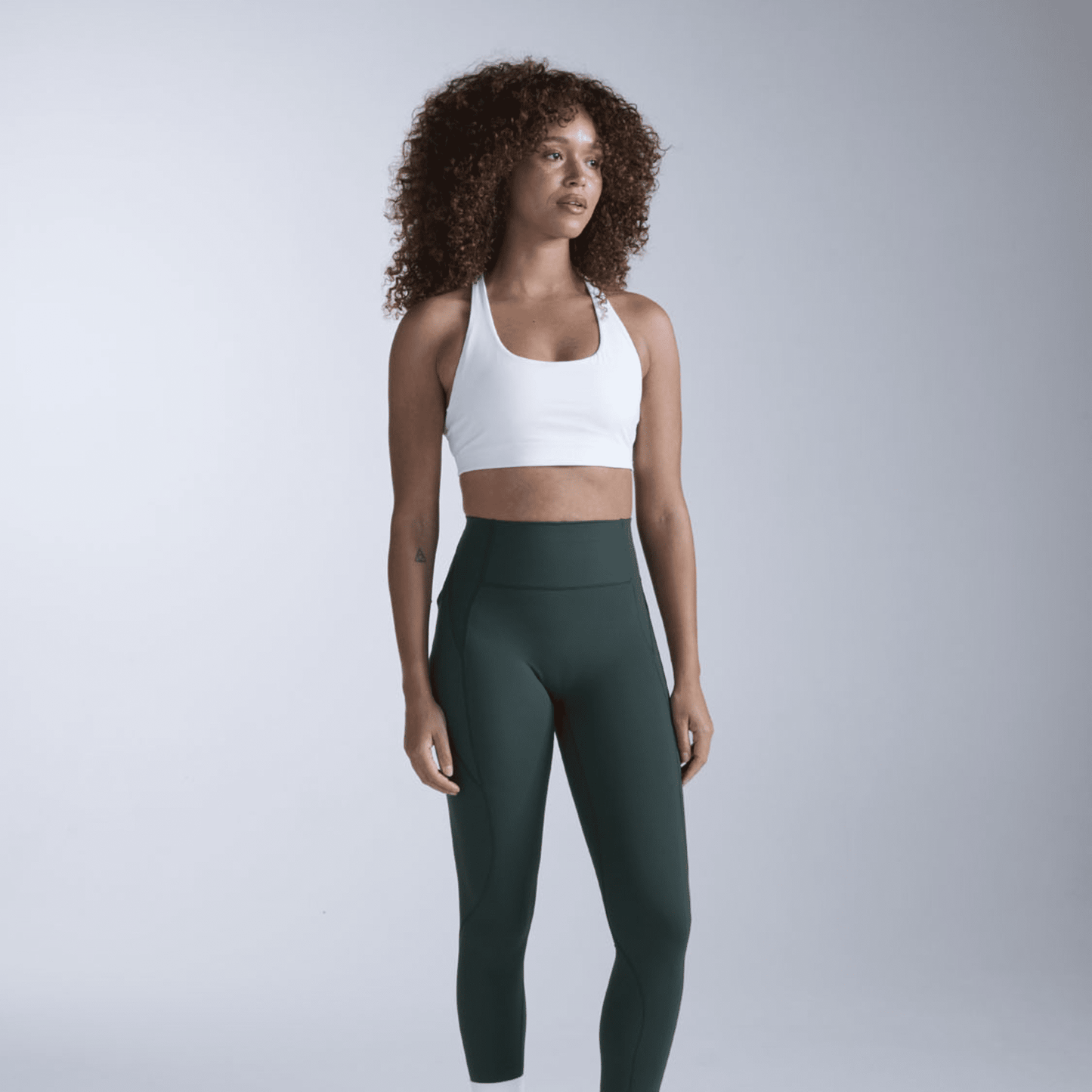 2XU South Africa - Women's Flex Hi - Rise Compression Tight - Ever Green/Ever Green