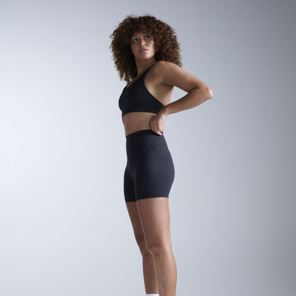 2XU South Africa - Women's Flex Hi - Rise 4in Compression Short - Black/Black