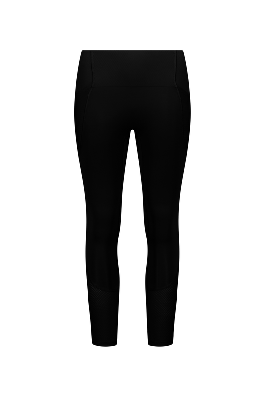 2XU South Africa - Women's Aero Mesh Hi - Rise Compression Tight - Black/Silver Reflective