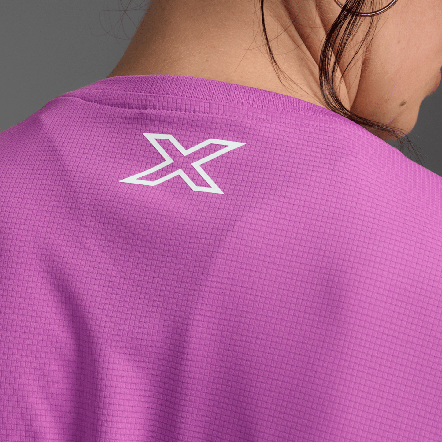 2XU South Africa - Women's Aero Tee - Hyper Violet/White Reflective