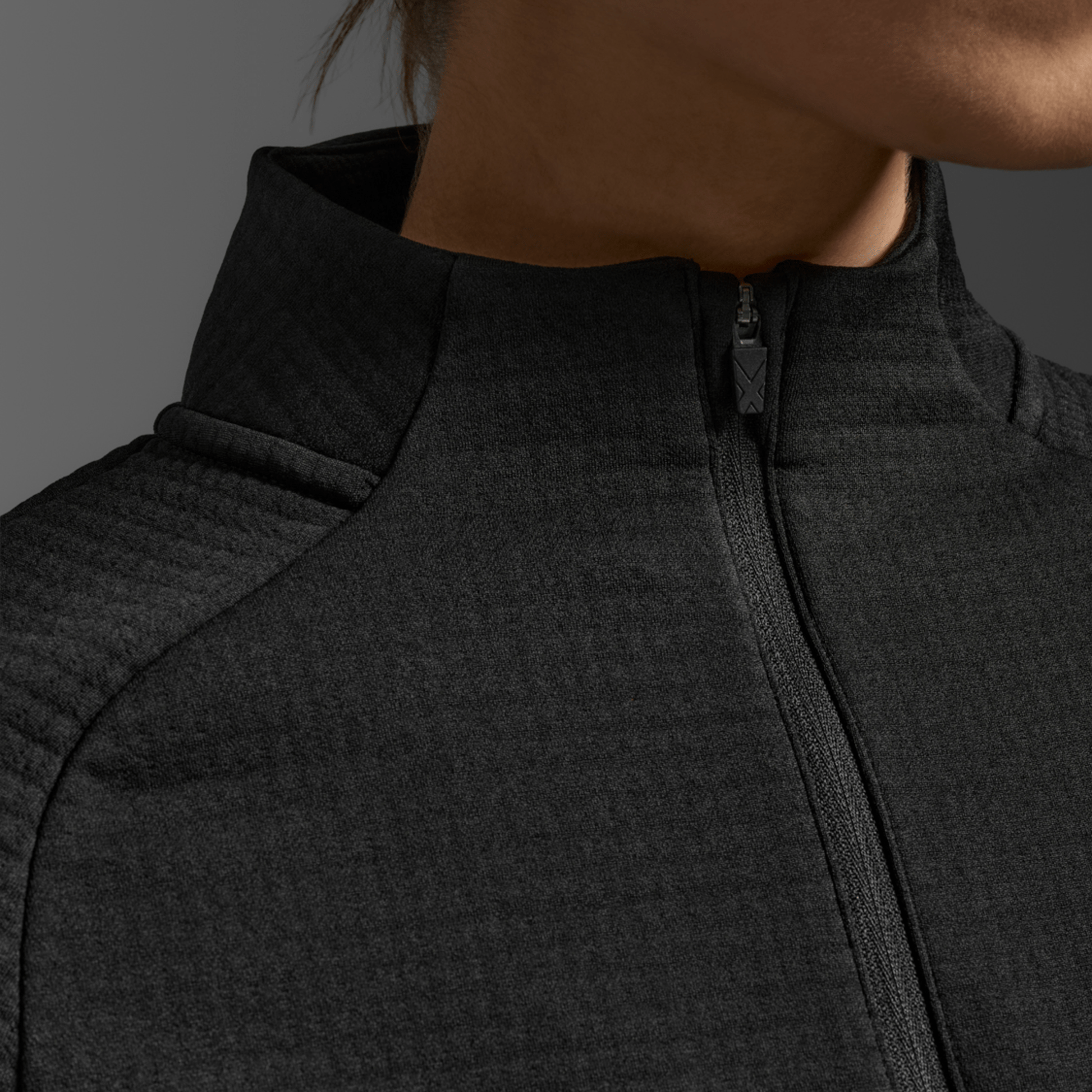 2XU South Africa - Women's Ignition Haptic 1/4 Zip - Black / Silver Reflective