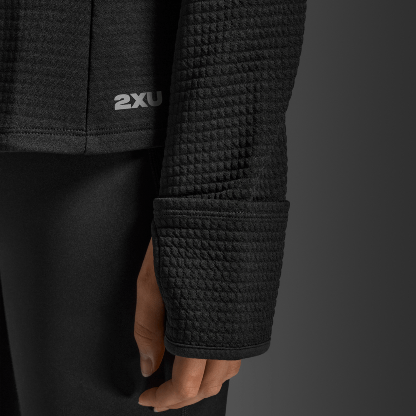 2XU South Africa - Women's Ignition Haptic 1/4 Zip - Black / Silver Reflective