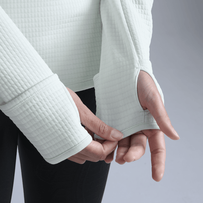 2XU South Africa - Women's Ignition Haptic 1/4 Zip - Mint Dust/Mint Reflective