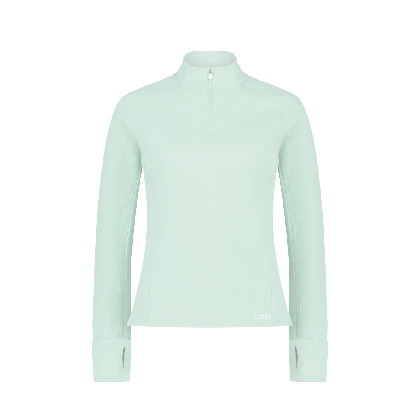 2XU South Africa - Women's Ignition Haptic 1/4 Zip - Mint Dust/Mint Reflective