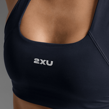 2XU South Africa - Women's Form Racerback Medium Impact Bra - Midnight/White