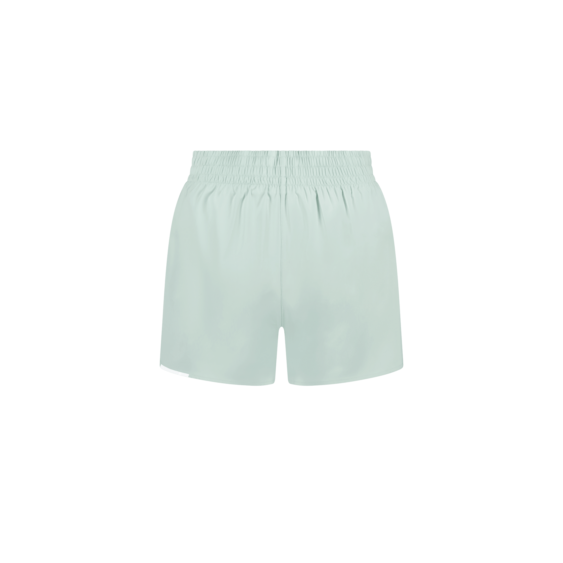 2XU South Africa - Women's Aero Hi - Rise 4 inch Shorts - Mint Dust/Mint Reflective