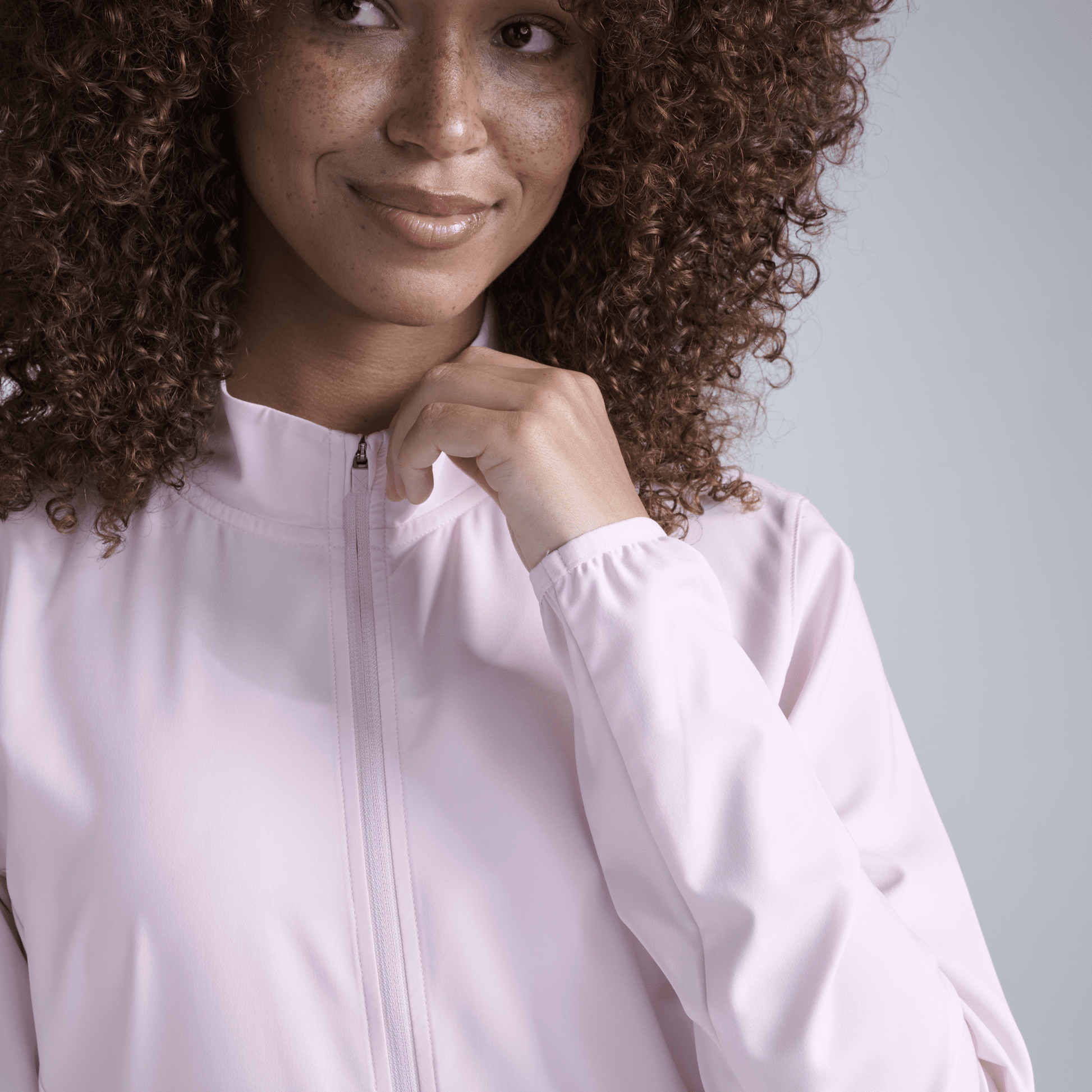 2XU South Africa - Women's Aero Jacket - Pink Frost/Pink Reflective