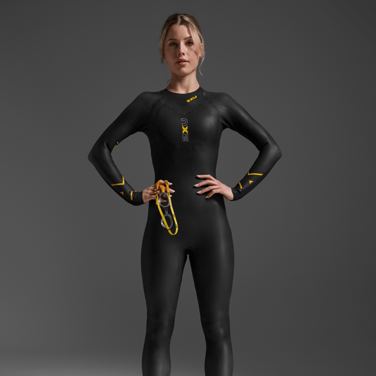 2XU South Africa - Women's Propel:1 Wetsuit - Black/Ambition
