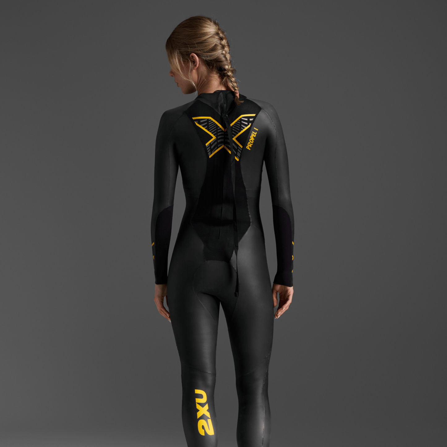2XU South Africa - Women's Propel:1 Wetsuit - Black/Ambition