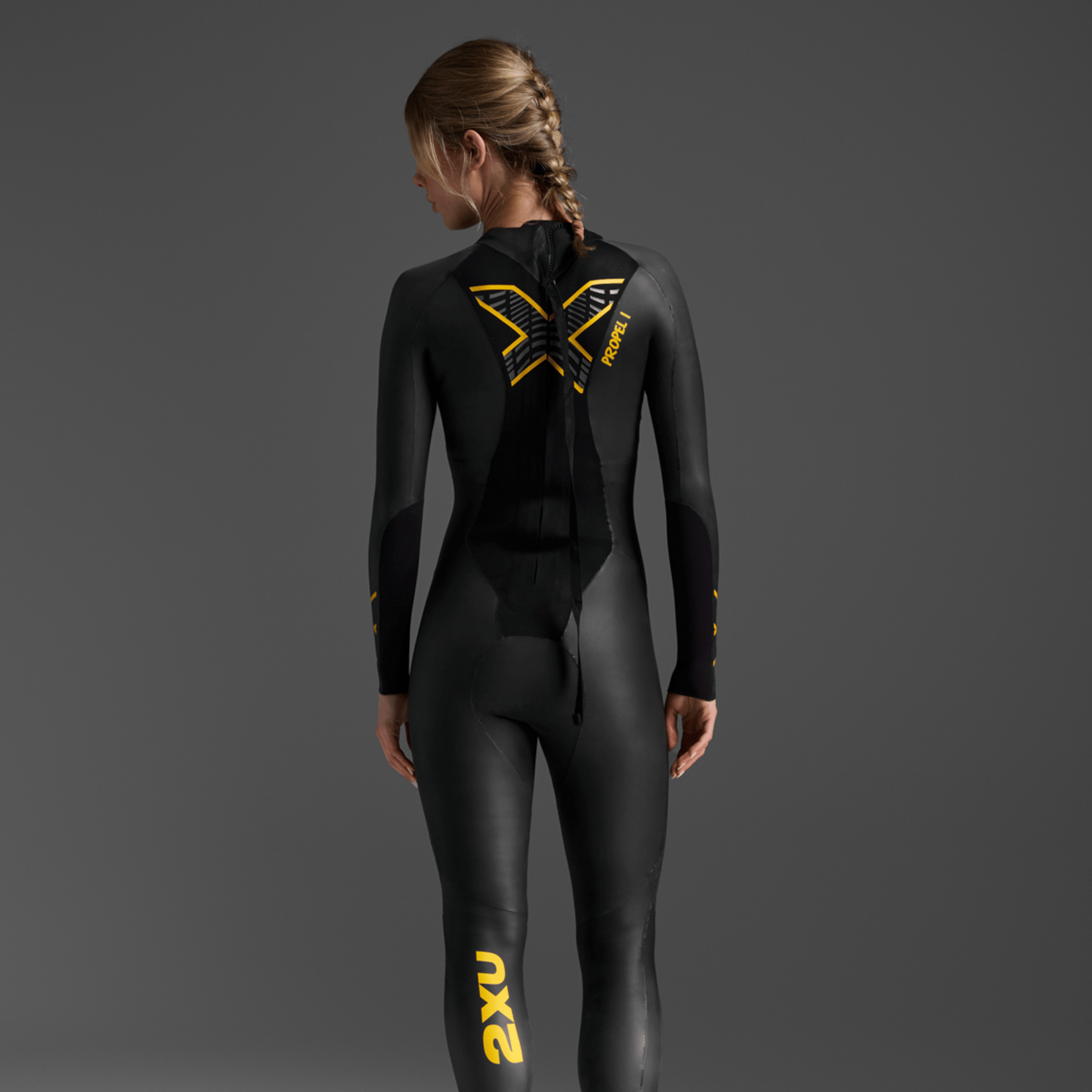 2XU South Africa - Women's Propel:1 Wetsuit - Black/Ambition