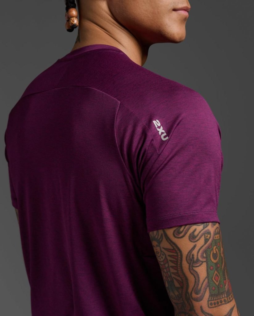 2XU South Africa - Men's Motion Tee - Mercury / Carbon