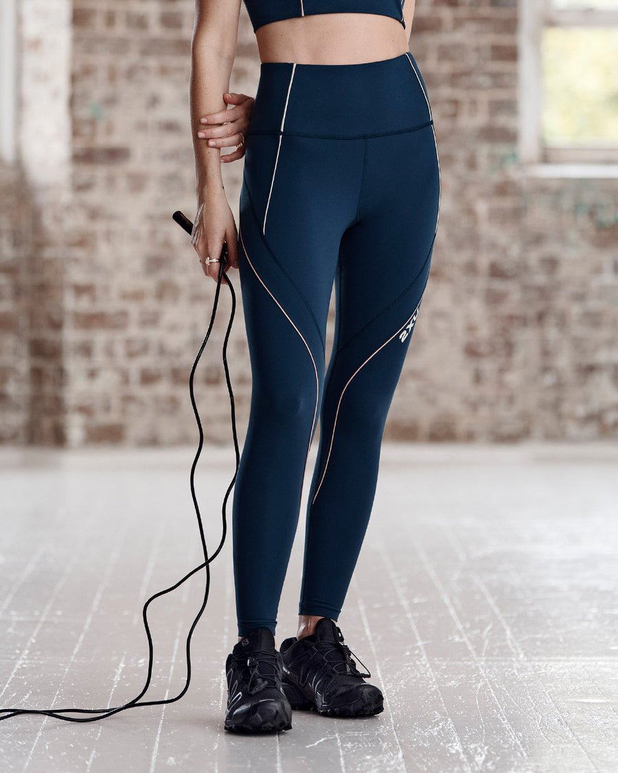 Womens Form Swift HiRise Compression Tights Moonlight